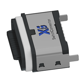 XB-ATCF-16-022 TYPE C 16P 방수 모좌 스탠드 스티커 H=6.8mm(U형 전체 가소형)